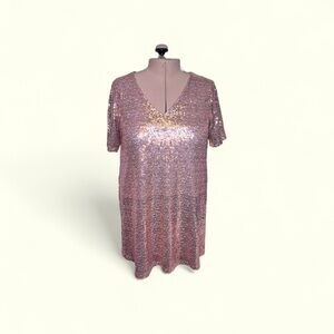 A Beautiful Soul Gold Sequin Dress
